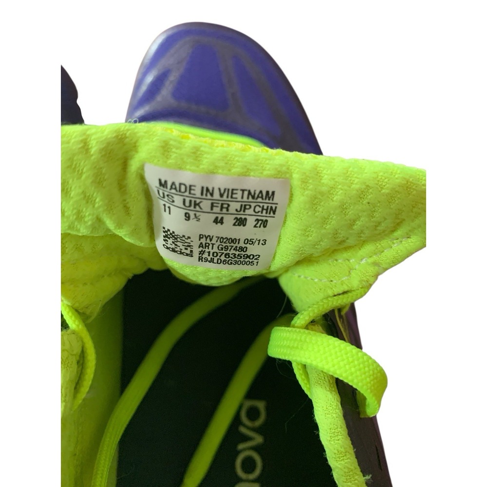 Adidas Super Nova Sequence 5 US 11 UK 9.5 Purple / Yellow Neon - Picture 5 of 6